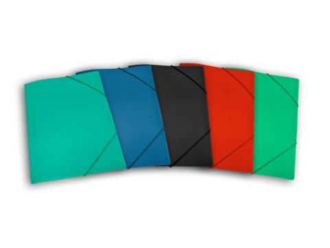 Ντοσιέ Skag Πλαστικά P.P. 25Χ35 με Αυτιά και Λάστιχο Χρωματιστά