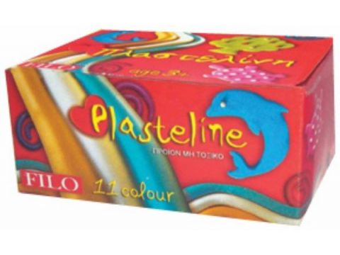 Πλαστελίνη Filo κοινή 11 χρωμάτων