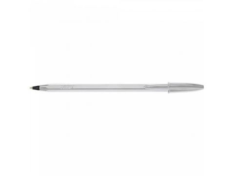 Στυλό Bic Cristal SHINE SILVER M Μαύρο 1,0mm
