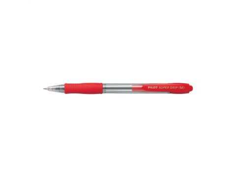 Στυλό Pilot Διαρκείας  Super Grip Medium Κόκκινο