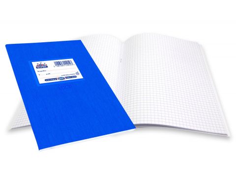 Τετράδιο Skag Διεθνές Super Πλαστικό μπλέ 17Χ25 φύλλων 50 Καρέ