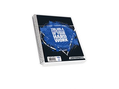 Τετράδιο Skag Σπιράλ SUPER UNIVERSITY PP17Χ25 ΔΙΑΦ. ΕΞΩΦ 3Θεμάτων Διάφορα σχέδια  Ν.123