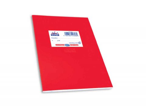 Τετράδιο Skag Super Χωματιστό 17Χ25 80ΓΡ Κόκκινο 50 φύλλων