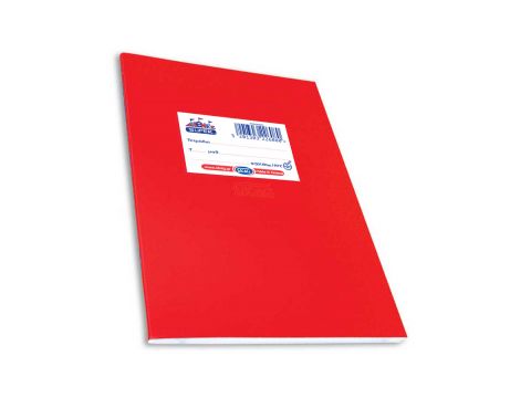 Τετράδιο Skag Διεθνές Super Πλαστικό Κόκκινο Α5  φύλλων 50  ριγέ