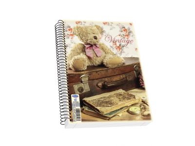 Τετράδιο Skag Σπιράλ VINTAGE Α4 2Θεμάτων Διάφορα σχέδια ΝΟ7322