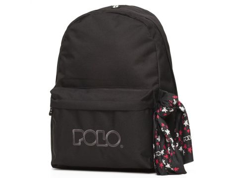 Polo Σακίδιο Πλάτης Original With Scarf 2025 Μαύρο 901135-2000