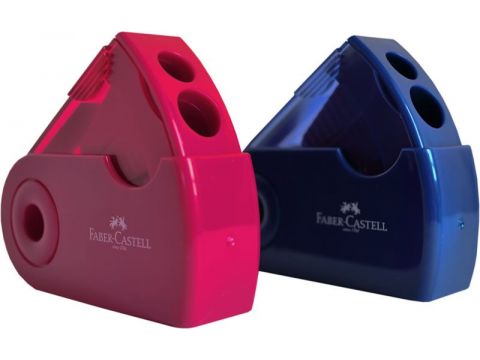 Ξύστρα Faber Castell 182701 Διπλή SLEEVE COLOR