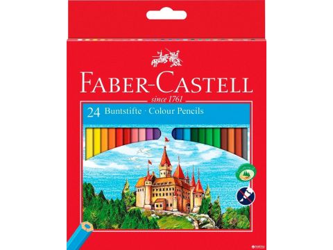 Ξυλομπογιές Faber-Castell Κάστρο 24 τεμαχίων