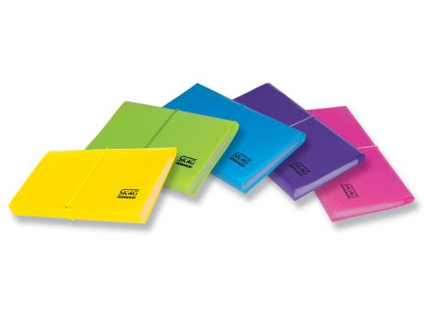 Ντοσιέ Skag System Πλαστικό P.P. Γραμματίων Φυσαρμόνικα και 13 Θήκες Fancy χρώματα