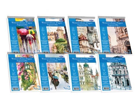 Μπλοκ Ακουαρέλας Skag Όρθια Α4 250gr Ν. 2