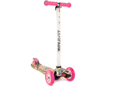 Αθλοπαιδιά Πατίνι Scooter τρίτροχο με Φωτιζόμενα Ροδάκια 002.61210/10