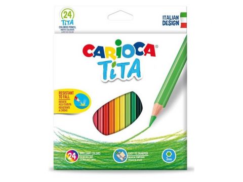 Ξυλομπογιές Carioca Τita 24 τεμαχίων