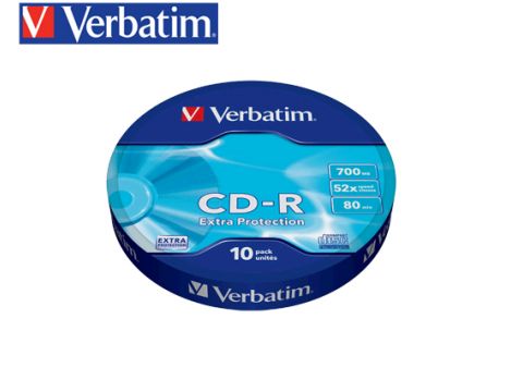Verbatim CD-R 700MB 52X 10Τ. Συρρίκνωσης