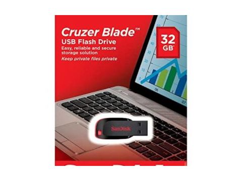 SanDisk Cruzer Blade USB 2.0 Flash Drive 32GB