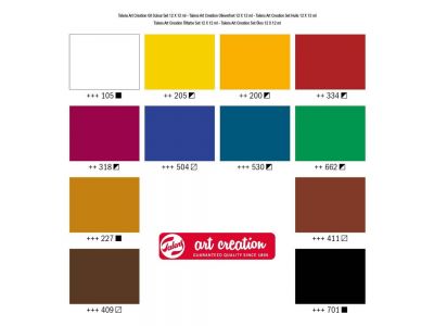 Χρώματα Λαδιού Talens Oil colour 12ml 12 τεμαχίων 
