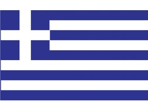 Σημαία Ελληνική ( Πολυεστερική ) Με Κρίκους Για Κοντάρι 135 Χ 90