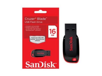 SanDisk Cruzer Blade USB 2.0 Flash Drive 16GB