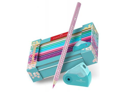 Faber-Castell Ξυλομπογιές  Μεταλική Κασετίνα σετ 20 τεμαχίων + Ξύστρα 201641