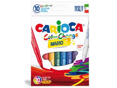 Μαρκαδόροι Ζωγραφικής Carioca Magic Color Change 10 τεμαχίων