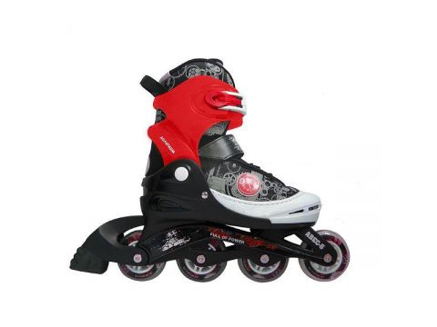 Αθλοπαιδιά Πατίνια Αυξομειούμενα Ν. 30-33 Κόκκινο - Mαύρο 002.1084/30