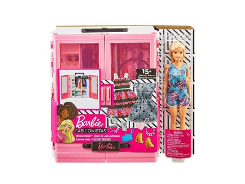 Mattel Barbie Fashionistas Η Ντουλάπα της Barbie με Κούκλα