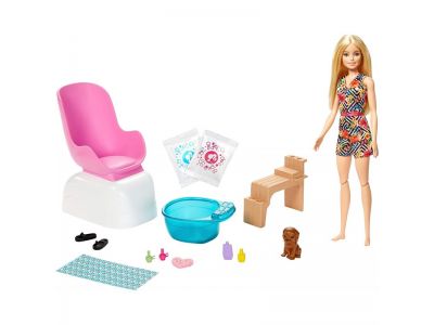 Mattel Λαμπάδα Barbie Wellness - Ινστιτούτο Μανικιούρ,GHN07,1 τμχ
