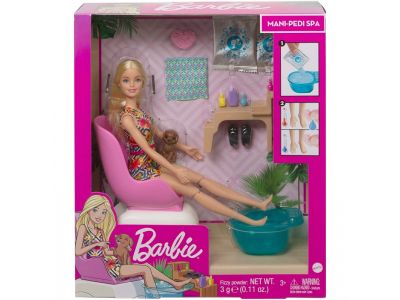 Mattel Λαμπάδα Barbie Wellness - Ινστιτούτο Μανικιούρ,GHN07,1 τμχ