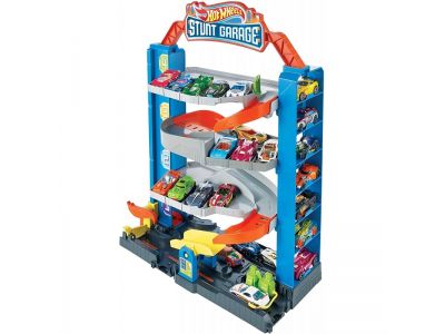 Mattel Λαμπάδα Hot Wheels City Stunt Γκαράζ Play Set