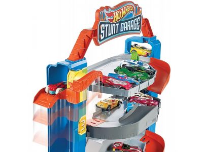 Mattel Λαμπάδα Hot Wheels City Stunt Γκαράζ Play Set