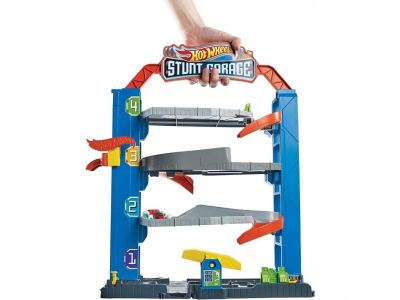 Mattel Λαμπάδα Hot Wheels City Stunt Γκαράζ Play Set