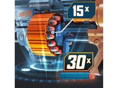 Hasbro Nerf Elite 2.0 Commander Rd-6 Blaster, 12 Official Nerf Darts