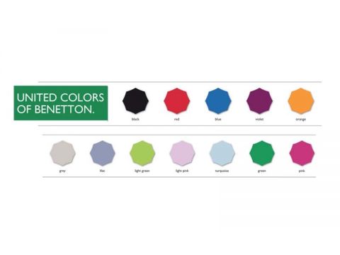 Benetton Ομπρέλες Βροχής Mini AC Διάφορα χρώματα