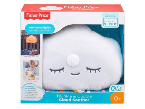 Fisher-Price Twinkle And Cuddle Μουσικός Προβολέας Μαλακό Συννεφάκι