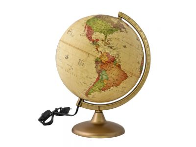 Υδρόγειος Σφαίρα Νο 5DΦ – 25cm Ανακαλύψεων Με Φως