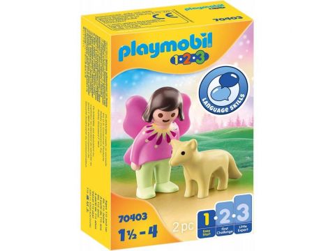 Playmobil 1.2.3 Νεράιδα Με Αλεπού Playmobil 1.2.3 Νεράιδα Με Αλεπού