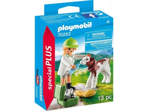 Playmobil Special Plus Vet With Calf Κτηνίατρος Με Μοσχαράκι