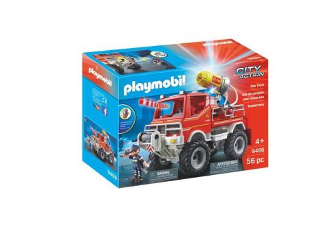 Playmobil City Action Όχημα Πυροσβεστικής Με Τροχαλία Ρυμούλκησης