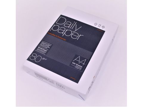 Χαρτί εκτύπωσης Daily Paper A4  Λευκό 80gr 500 φύλλα, 1 τμχ