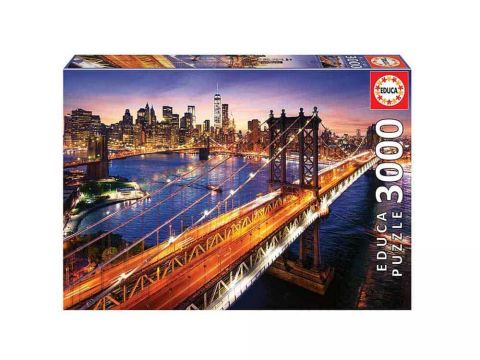 EDUCA Παζλ 3000, MANHATTAN AL ATA, 1 τμχ