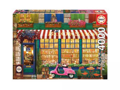 EDUCA Παζλ 4000,  LIBRERIA VINTAGE, 1 τμχ