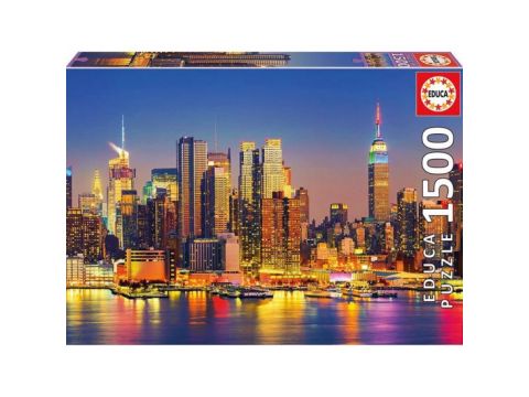 EDUCA Παζλ 1500, MANHATTAN DE NOC, 1 τμχ