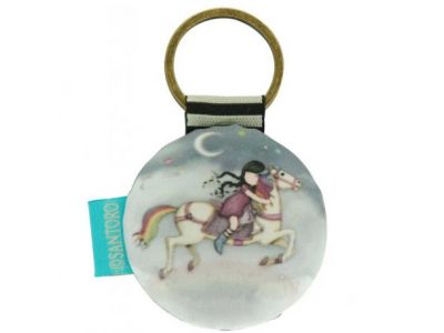SANTORO Gorjuss Round Key Ring - Το The Runaway 