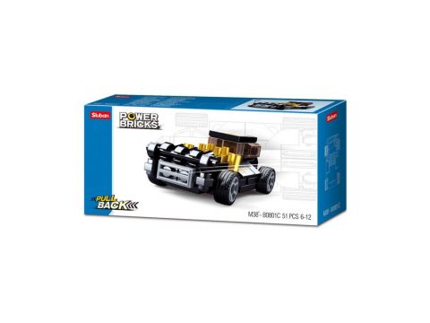 Sluban Power Bricks Black Mod Rod