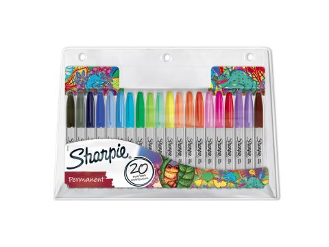 Sharpie Μαρκαδόροι fine permanent New Blister 20τεμ 1.0mm