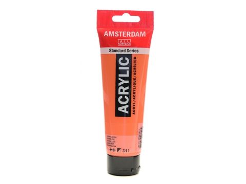 TALENS AMSTERDAΜ Ακρυλικά 120ml 311 Vermilion, 17093112, 1 τμχ