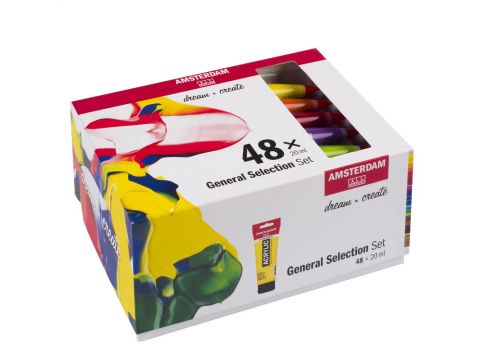 Royal Talens Amsterdam Acrylic set 48τεμ 20ml,  17820448, 1 τμχ