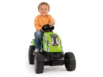 Smoby Τρακτέρ Farmer XL Με Ρυμούλκα Πράσινο, 710111, 1 τμχ