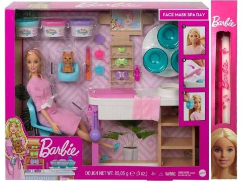 Mattel Λαμπάδα Barbie Wellness Face Spa Day - Ινστιτούτο Ομορφιάς,GJR84, 1 τμχ