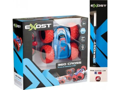 As company Λαμπάδα Cross II Τηλεκατευθυνόμενο Αυτοκίνητο 360  Κόκκινο - Μπλε, 7530-20257, 1τμχ