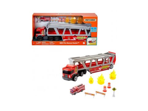 Mattel Matchbox Fire Rescue Hauler Πυροσβεστική Νταλίκα, GWM23, 1τμχ